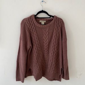 Purple Knit Sweater